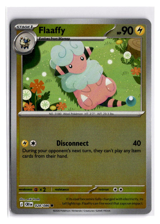 Flaaffy Common Reverse Holo CRI 028/086 NM