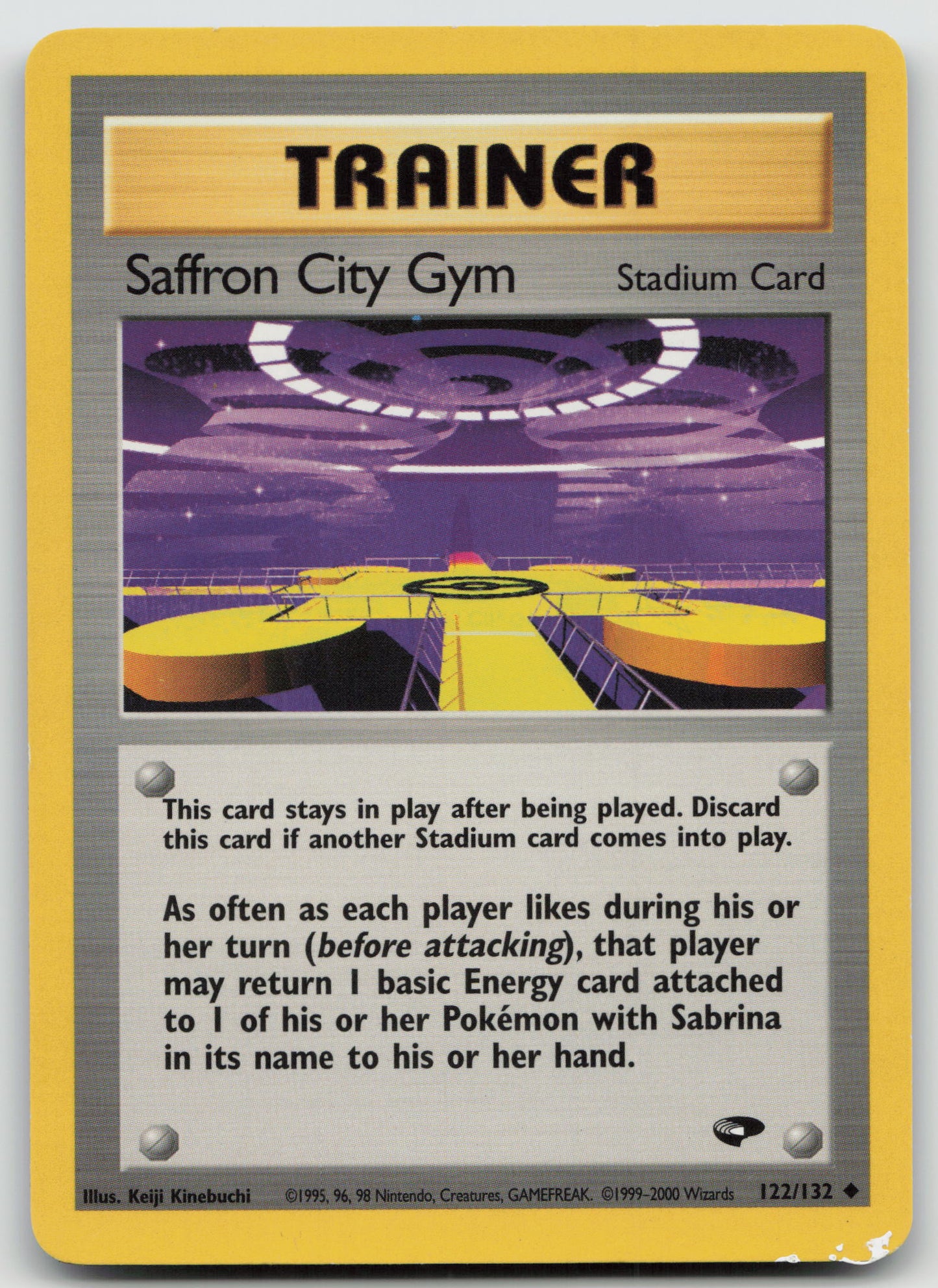 Saffron City Gym Uncommon Unlimited G2 122/132 MP