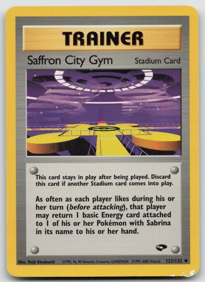 Saffron City Gym Uncommon Unlimited G2 122/132 MP