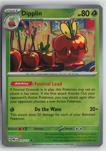 Dipplin (Poke Ball Pattern) Uncommon SV: Prismatic Evolutions 010/131 NM