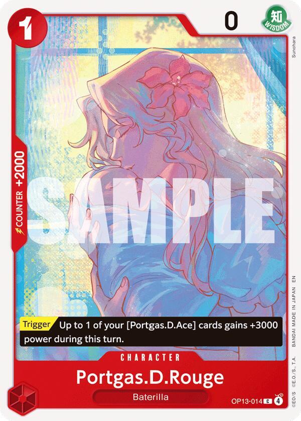 Portgas.D.Rouge C OP13 OP13-014 NM