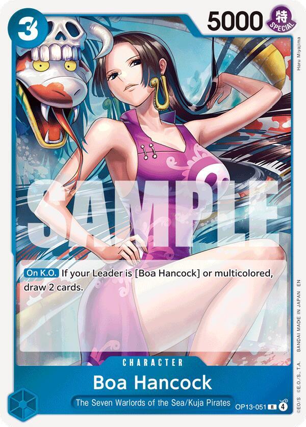 Boa Hancock R Foil OP13 OP13-051 NM