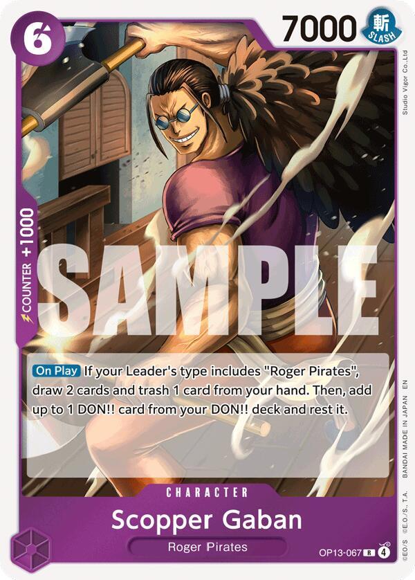 Scopper Gaban R Foil OP13 OP13-067 NM