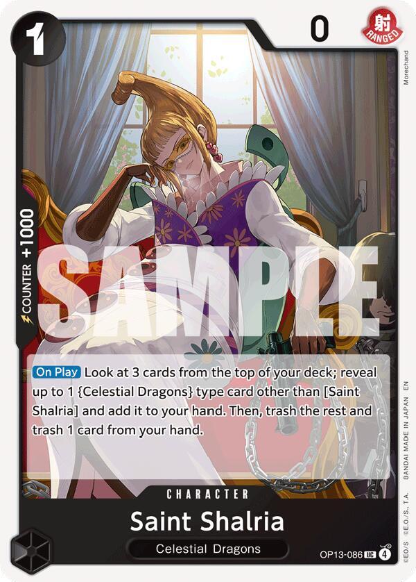 Saint Shalria UC OP13 OP13-086 NM