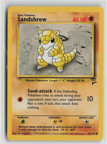 Sandshrew Common BS2 091/130 LP