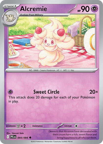 Alcremie Uncommon Regular PFL 044/094 NM