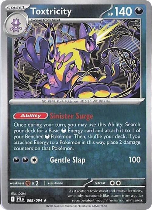 Toxtricity Rare Regular PFL 068/094 NM