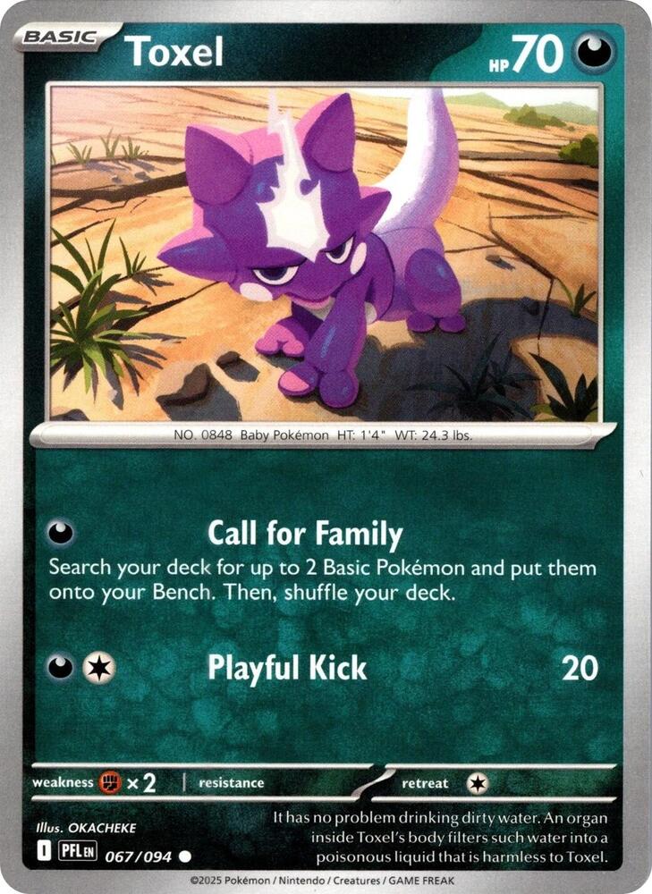 Toxel Common Reverse Holo PFL 067/094 NM