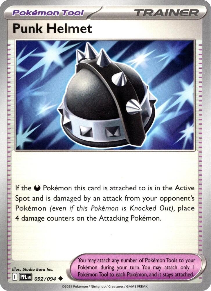 Punk Helmet Uncommon Reverse Holo PFL 092/094 NM