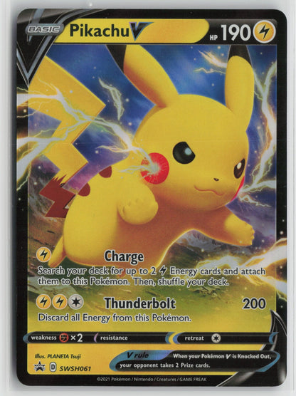 Pikachu V - Promo Holo SWSD SWSH061 NM
