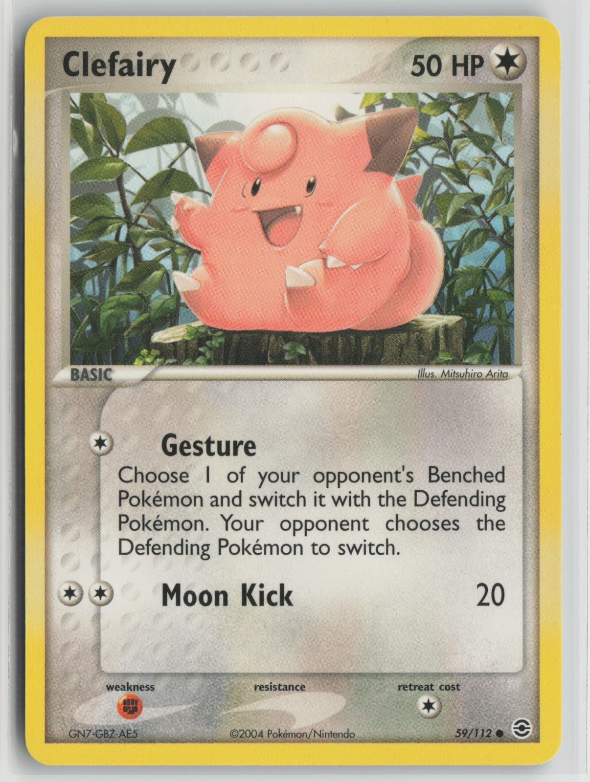 Clefairy Common RG 59/112 NM