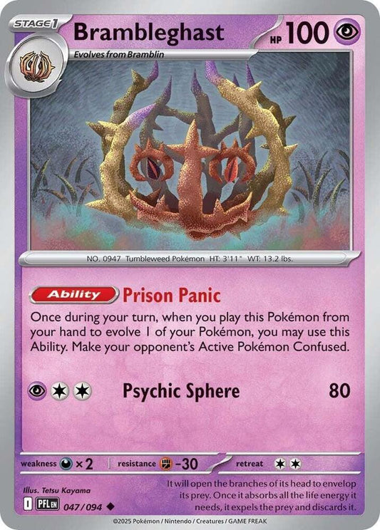 Brambleghast Uncommon Regular PFL 047/094 NM