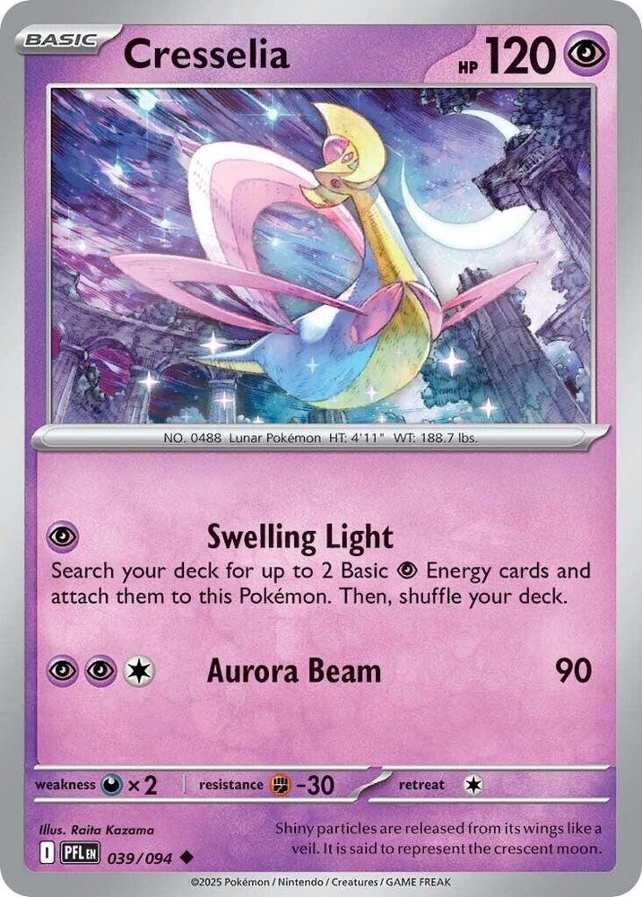 Cresselia Uncommon Reverse Holo PFL 039/094 NM