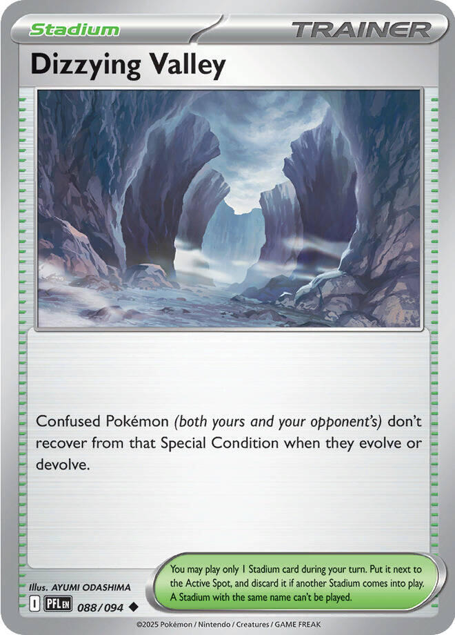 Dizzying Valley Uncommon Reverse Holo PFL 088/094 NM