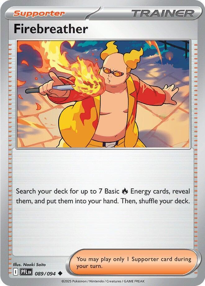 Firebreather Uncommon Reverse Holo PFL 089/094 NM
