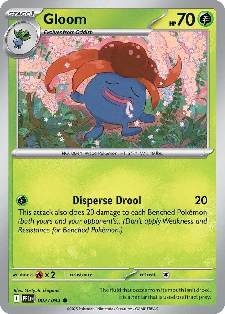 Gloom Common Reverse Holo PFL 002/094 NM