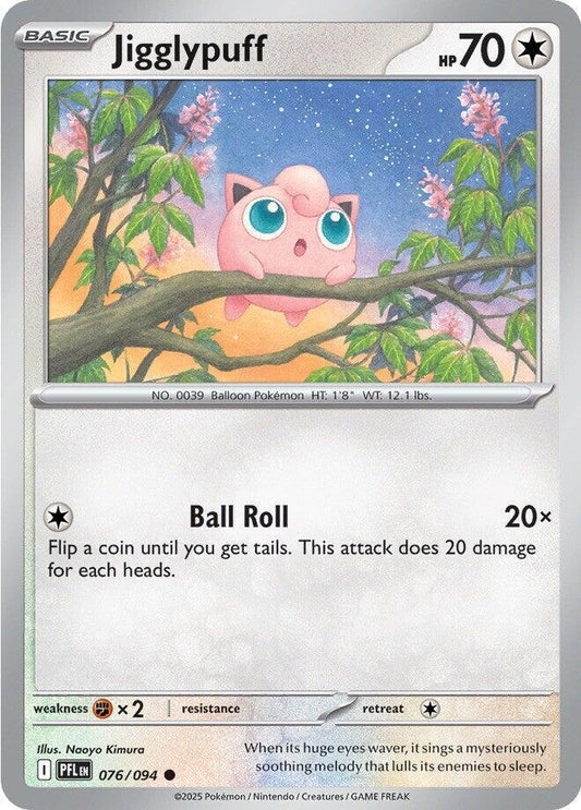 Jigglypuff Common Regular PFL 076/094 NM