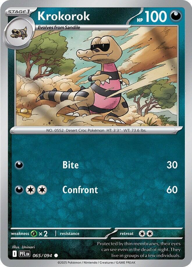 Krokorok Common Reverse Holo PFL 065/094 NM