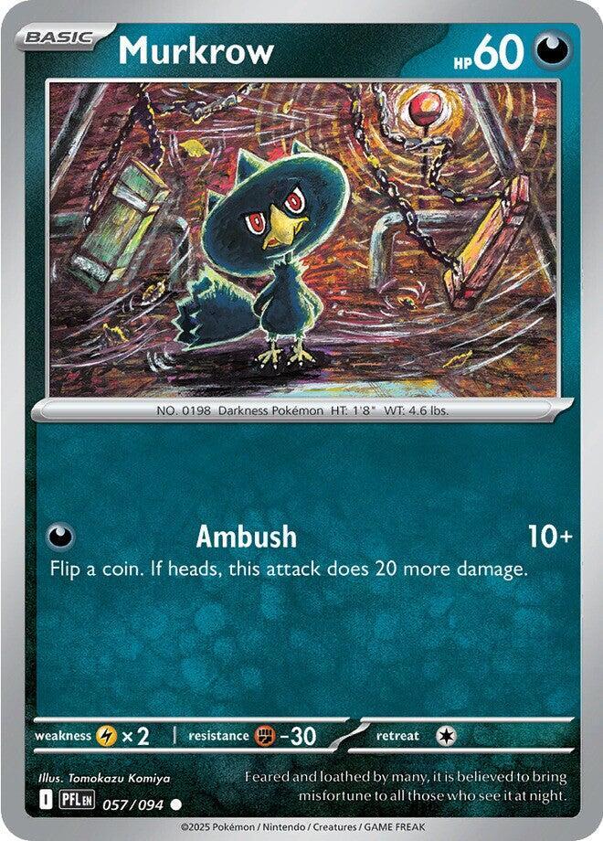 Murkrow Common Regular PFL 057/094 NM