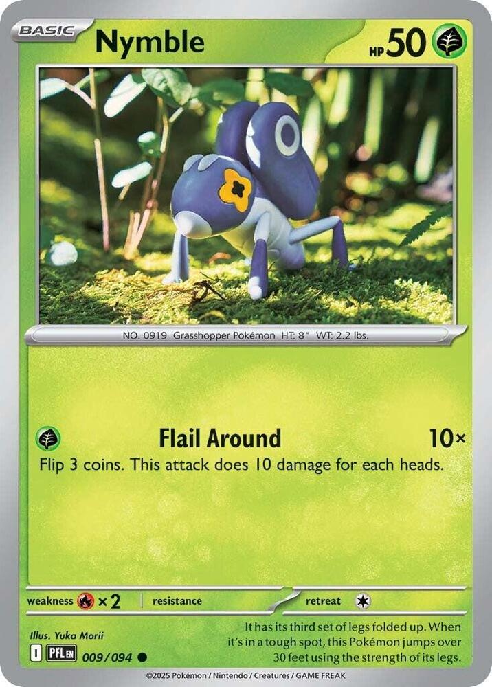 Nymble Common Reverse Holo PFL 009/094 NM