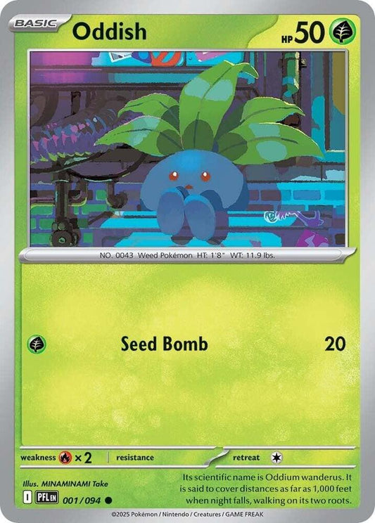 Oddish Common Regular PFL 001/094 NM