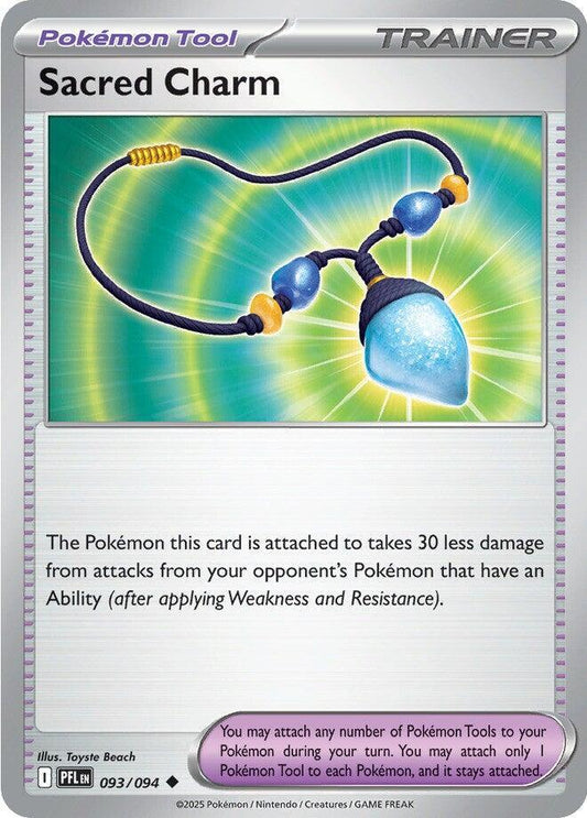 Sacred Charm Uncommon Reverse Holo PFL 093/094 NM