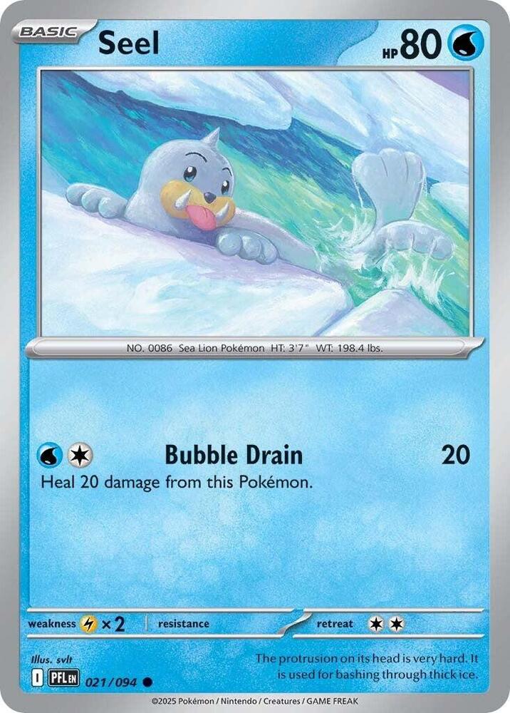 Seel Common Reverse Holo PFL 021/094 NM