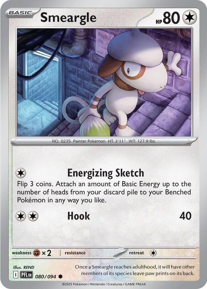 Smeargle Common Reverse Holo PFL 080/094 NM