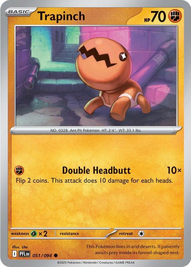 Trapinch Common Regular PFL 051/094 NM