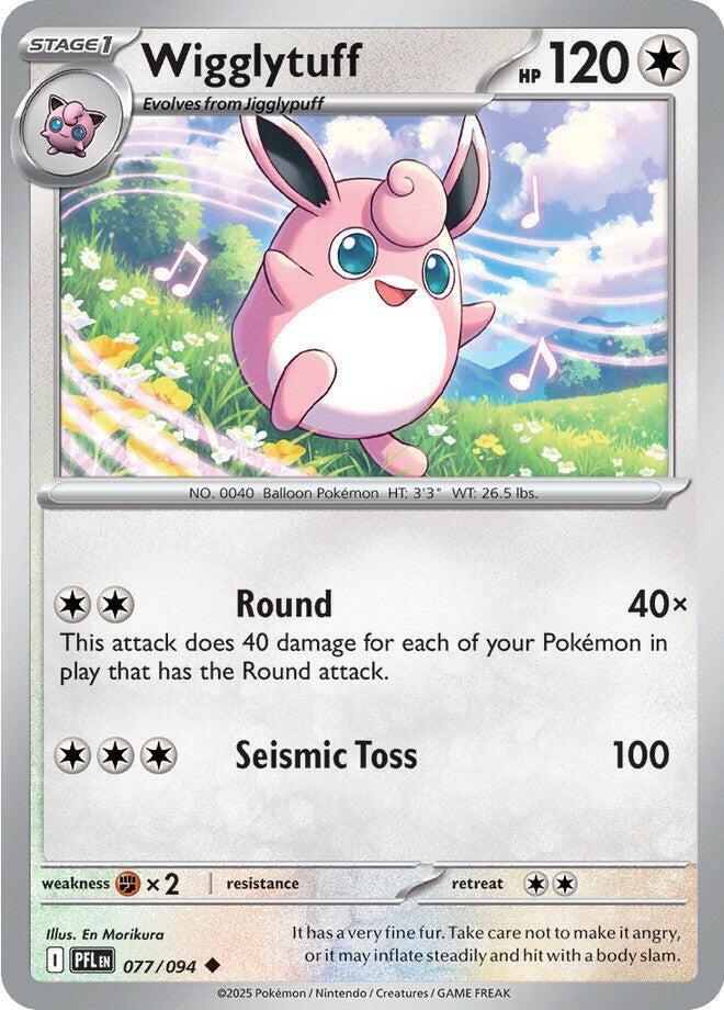Wigglytuff Uncommon Regular PFL 077/094 NM