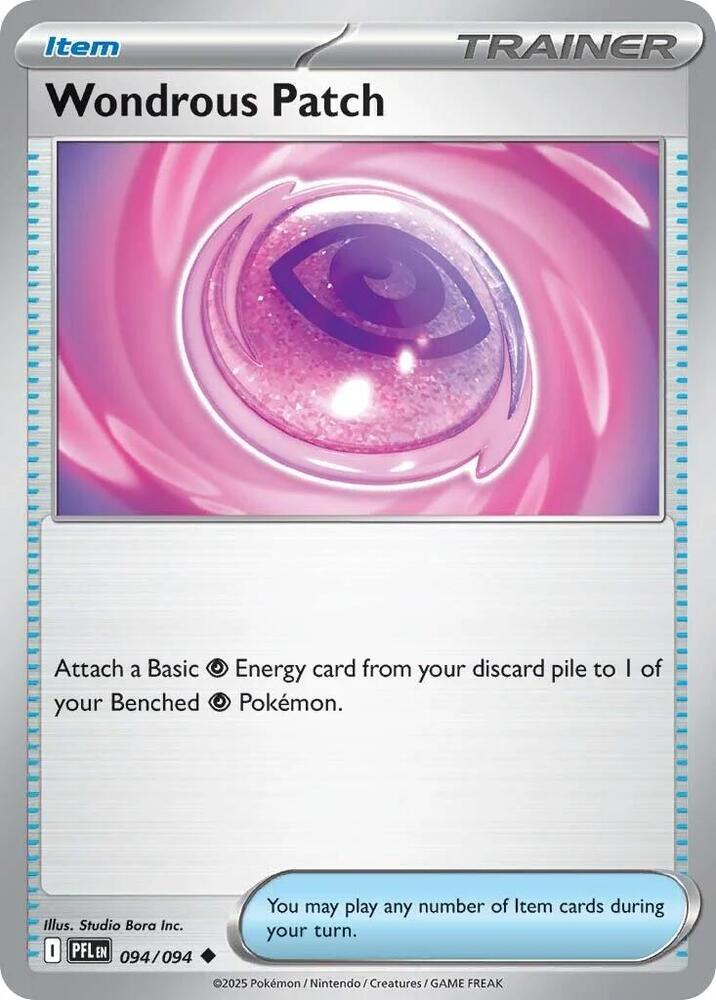 Wondrous Patch Uncommon Reverse Holo PFL 094/094 NM