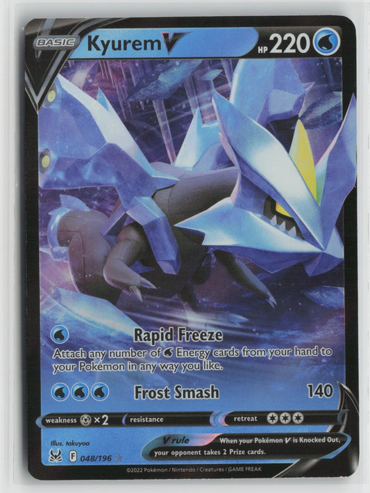 Kyurem V Ultra Rare Holo SWSH11 048/196 NM