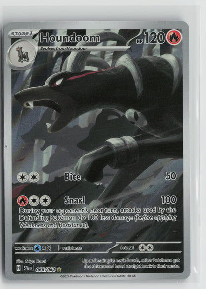 Houndoom Illustration Rare Holo SFA 066/064 NM