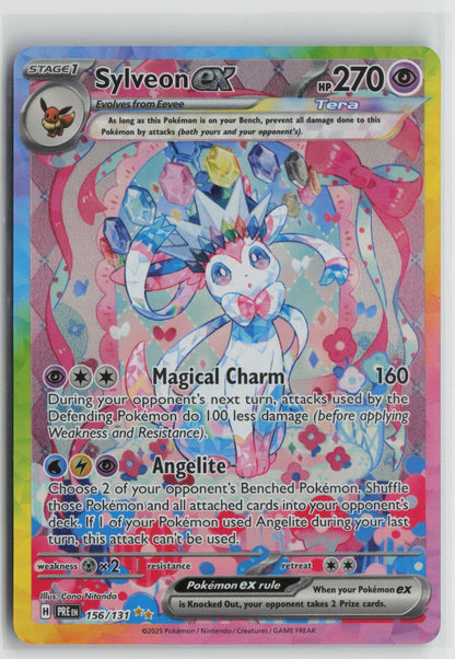 Sylveon ex - Special Illustration Rare Holo PRE 156/131 NM