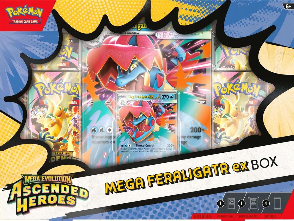Caja Ascended Heroes Mega-Feraligatr ex