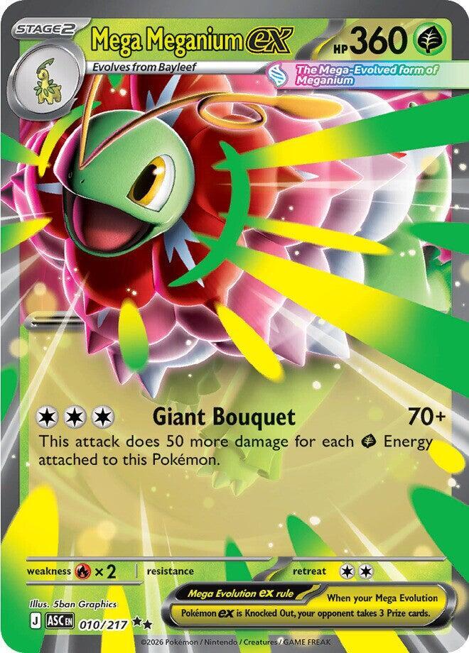 Mega Meganium ex Double Rare Holo ASC 010/217 NM