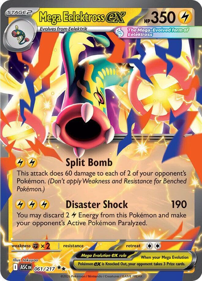 Mega Eelektross ex Double Rare Holo ASC 061/217 NM