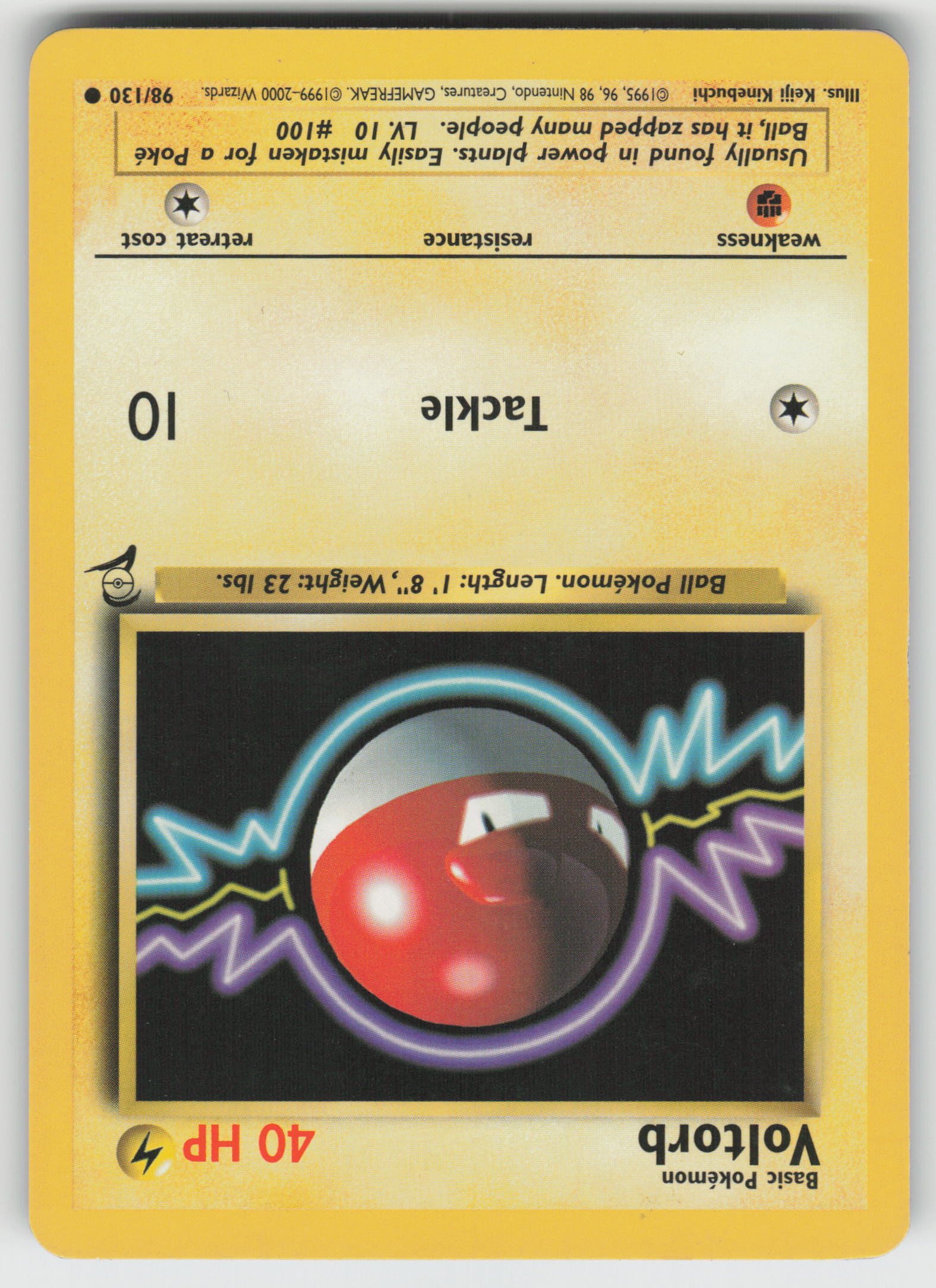Voltorb Common Base Set 2 098/130 LP