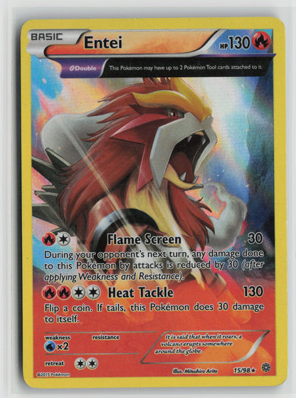 Entei (15) Holo Rare AOR 15/98 MP