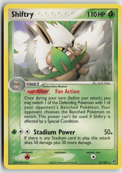 Shiftry Rare Deoxys 25/107 DMG
