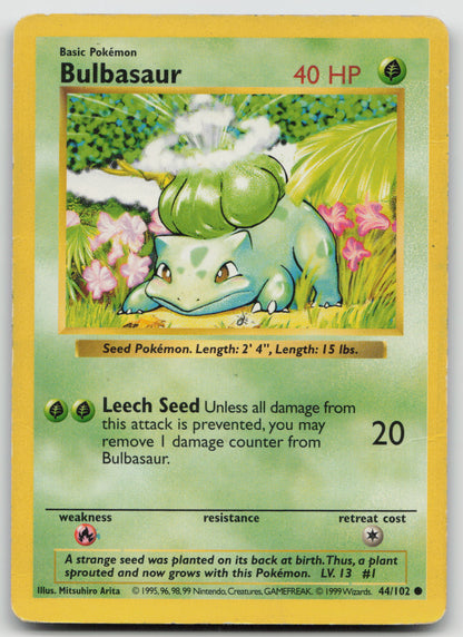 Bulbasaur Common Unlimited BSS 044/102 HP