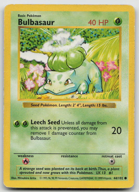 Bulbasaur Common Unlimited BSS 044/102 HP