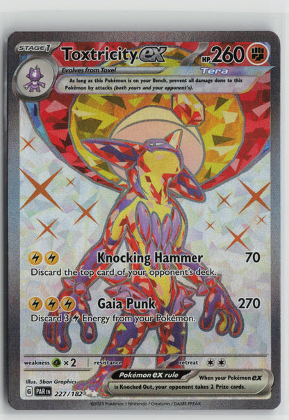 Toxtricity ex - Ultra Rare Holo PAR 227/182 NM