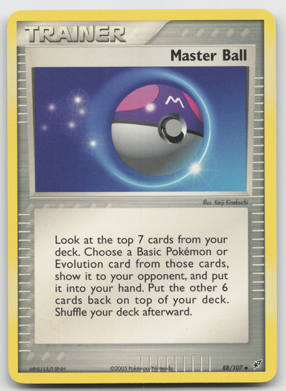 Master Ball Uncommon Deoxys 88/107 LP