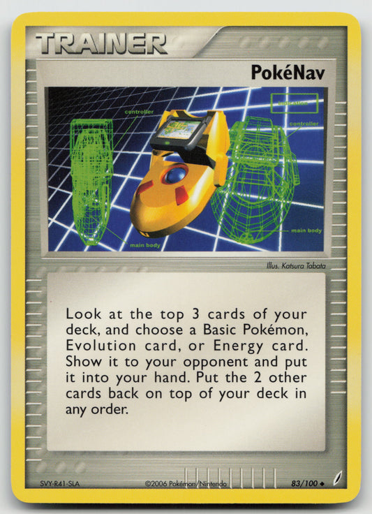 Pokenav Uncommon Normal CG 83/100 NM