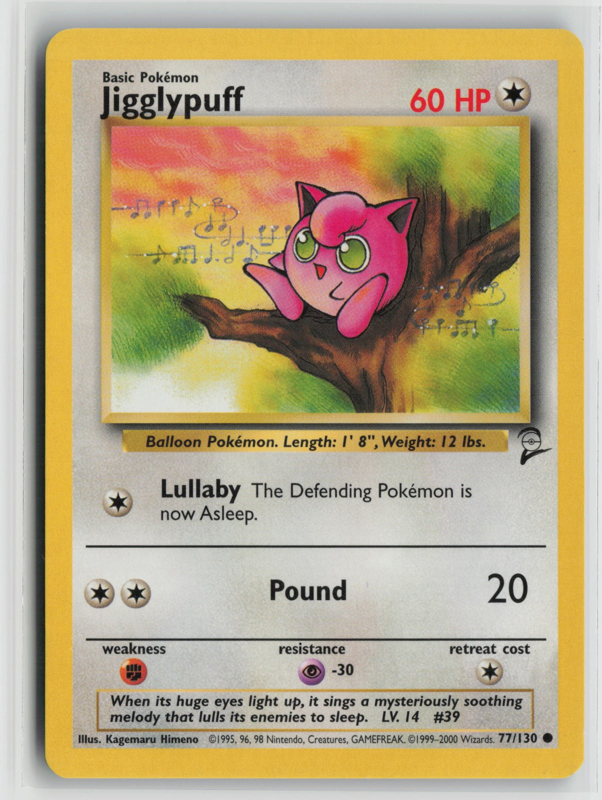 Jigglypuff Common BS2 077/130 LP