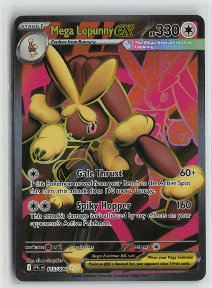 Mega Lopunny ex - Ultra Rare Holo PFL 115/094 NM