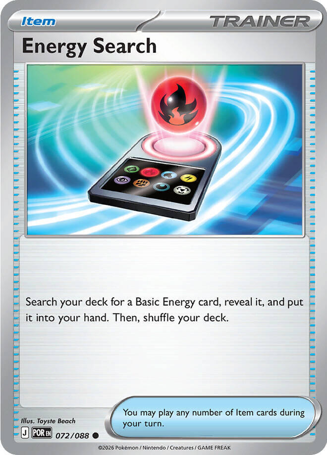 Energy Search Common Regular POR 072/088 NM