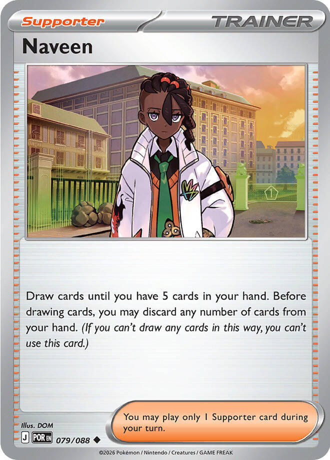 Naveen Uncommon Reverse Holo POR 079/088 NM