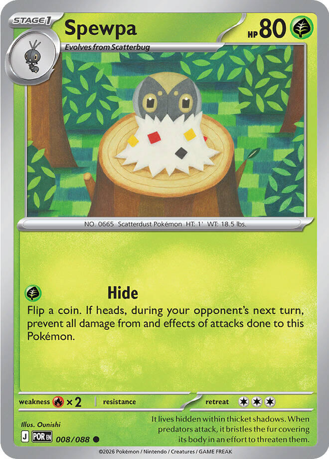 Spewpa Common Regular POR 008/088 NM